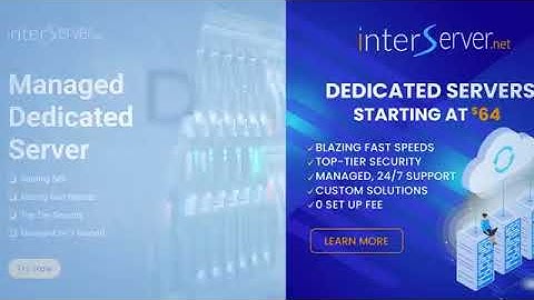 Black Friday Dedicated Server Deal 2025 - InterServer Hosting at $49/mo! | Best Web Hosting Sale