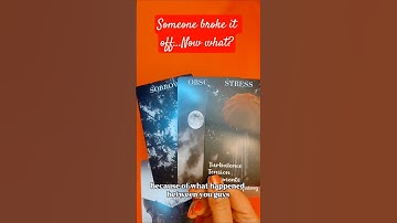 💔Someone broke it off… Now what? 😭💔#shorts #tarot #tarotreading