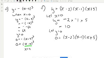Year 11 Advanced Maths in Focus Ex 4:13 Graphing Cubic equations