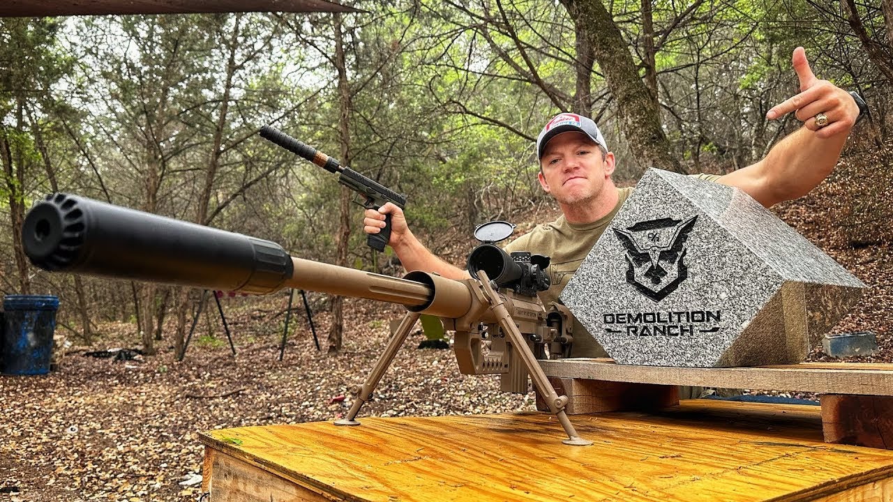 Пули против гранита | Разрушительное ранчо