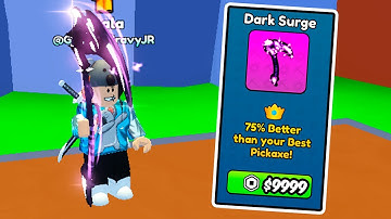 Starting Over as a NOOB with BEST PICKAXE in Roblox Pickaxe Simulator!