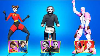 Legendary Custom Skins in Fortnite Dance Battle