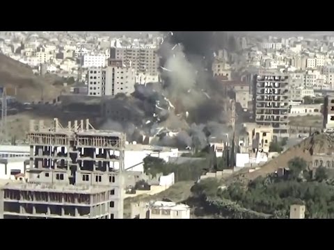 Video Shows Moment 'double Tap' Air Strike Hits Yemen Funeral