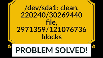 /dev/sda1: clean, 220240/30269440 file, 2971359/121076736 blocks
