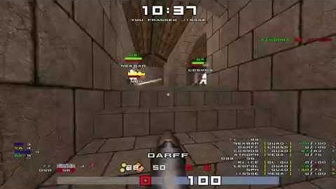 QuakeWorld: Atrophy e1m2 teamkill 2015