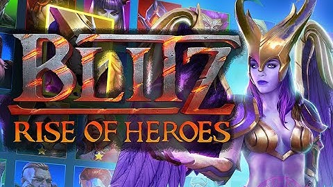 Blitz Rise of Heroes 3D fantasy RPG, stunning character design lush environments exciting gameplay