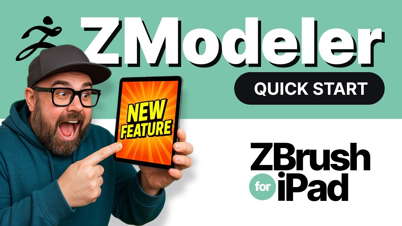 ZBrush for iPad 2025 — Zmodeler - YouTube