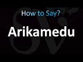 How to Pronounce Arikamedu (CORRECTLY!)