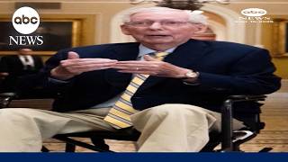 Sen. Mitch McConnell returns to Senate floor after hospitalization