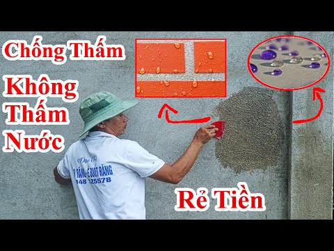 Video: Bạn làm cách nào để chống thấm tường chắn?