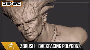 Zbrush Sculpting Tips and Tricks Tutorial  - Backface & Polygroup Masking HD