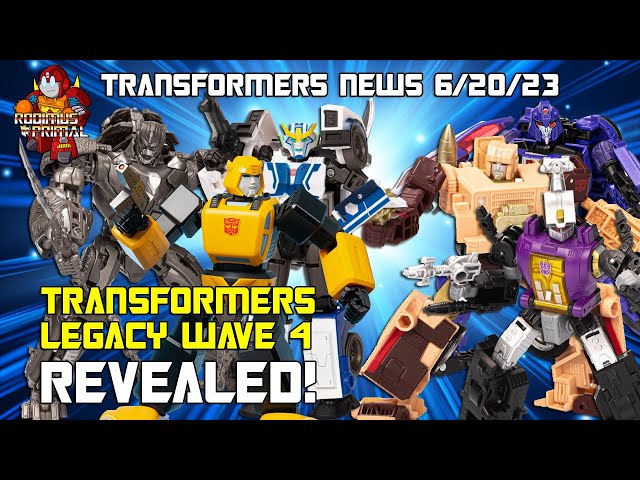 Transformers Legacy Wave 4 & ROTB Studio Series REVEALS! - YouTube