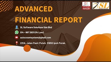 AutoCount Advanced Financial Report – Gain Deeper Insights & Make Smarter Decisions!