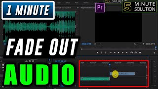 How to fade out audio in premiere pro 2022 | audio fade out