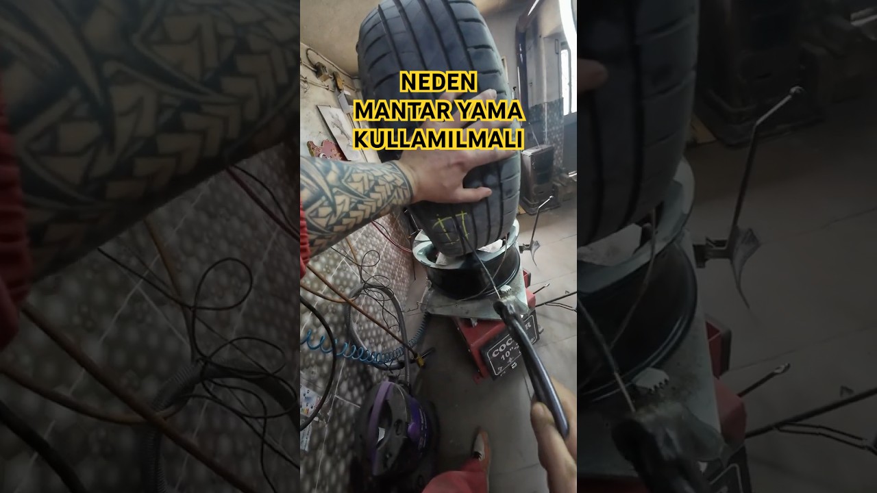 NEDEN MANTAR YAMA KULLANDIM #automobile #repair #diy  #öneçıkar #tires #tamir