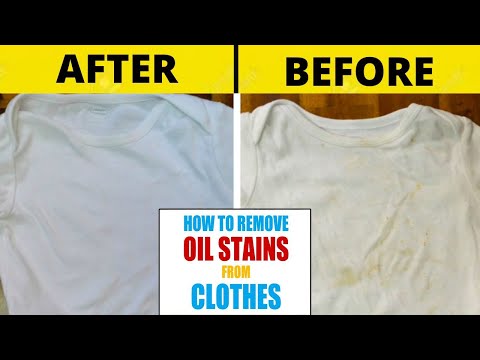 How to Remove old oil stains from Your Clothes with Baking Soda and Vinegar