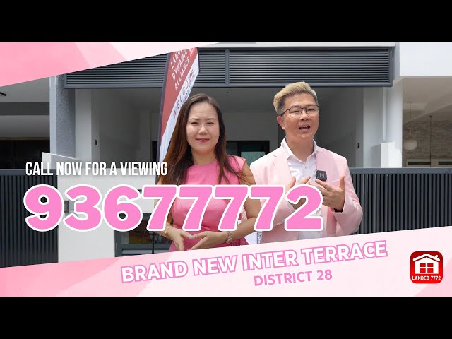 Brand New Inter Terrace at District 28 | Singapore Landed Property Home Tour class=