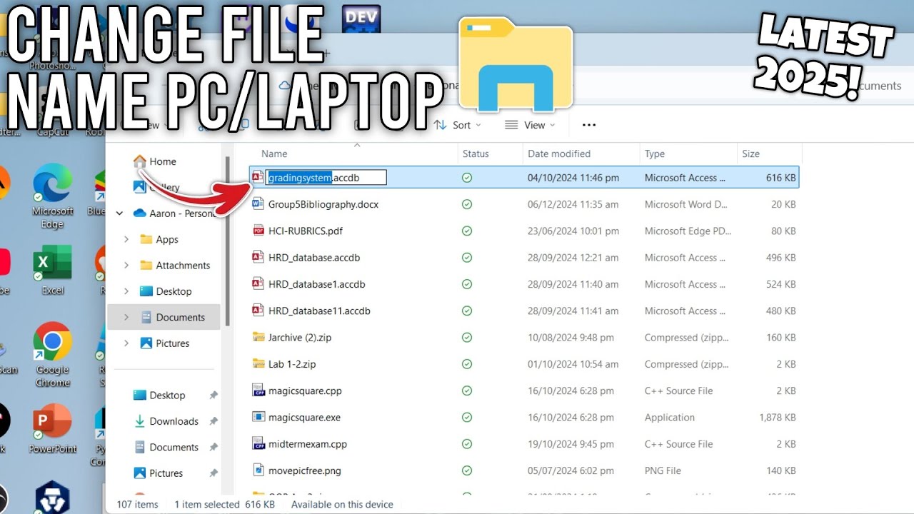 Change File Name Rename Setting How to Rename Your Files on PC or Laptop - Easy Step-by-step Guide ...