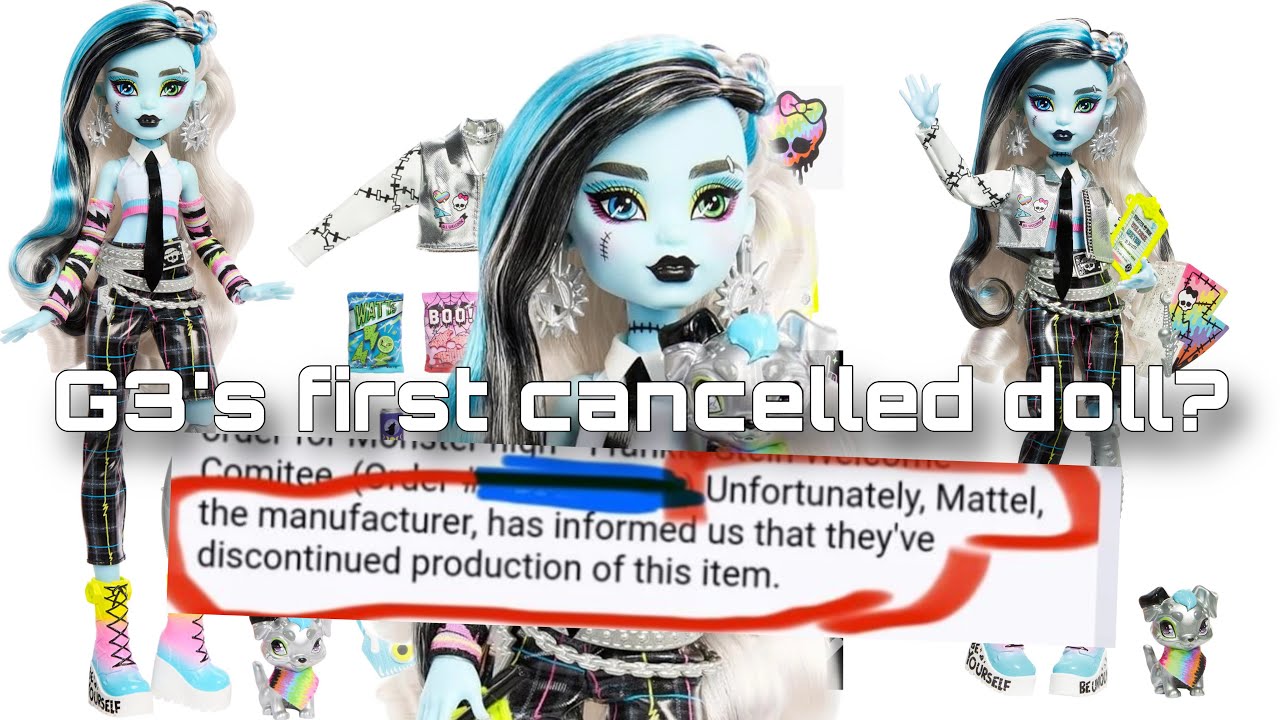 MONSTER HIGH NEWS! Is Welcome Committee Frankie Cancelled? Amazon ...