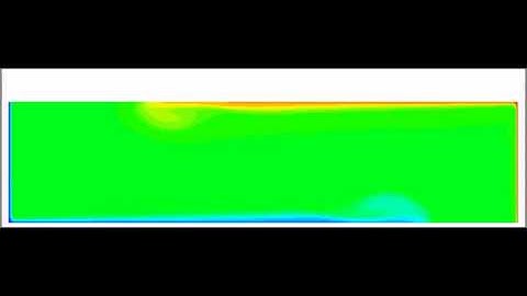 unsteady thermal flow around a thin fin on a sidewall of a differentially heated cavity