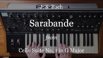 Sarabande from Bach