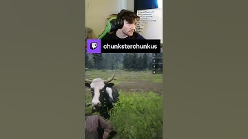 Cow got me! | RDR2 With Chaos Mod | Twitch: ChunksterChunkus