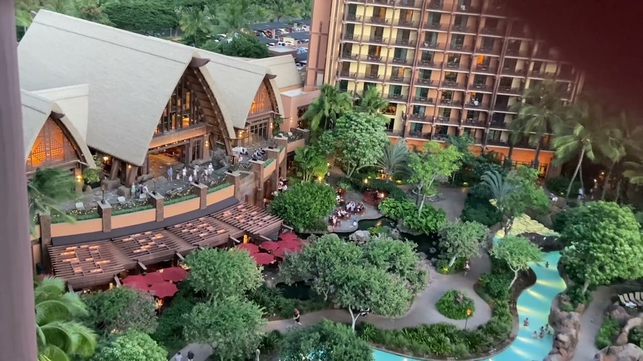 ディズニーアウラニリゾート&スパ　プールサイドビュー