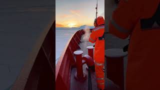Icebreaker Bursts Polar Flow
