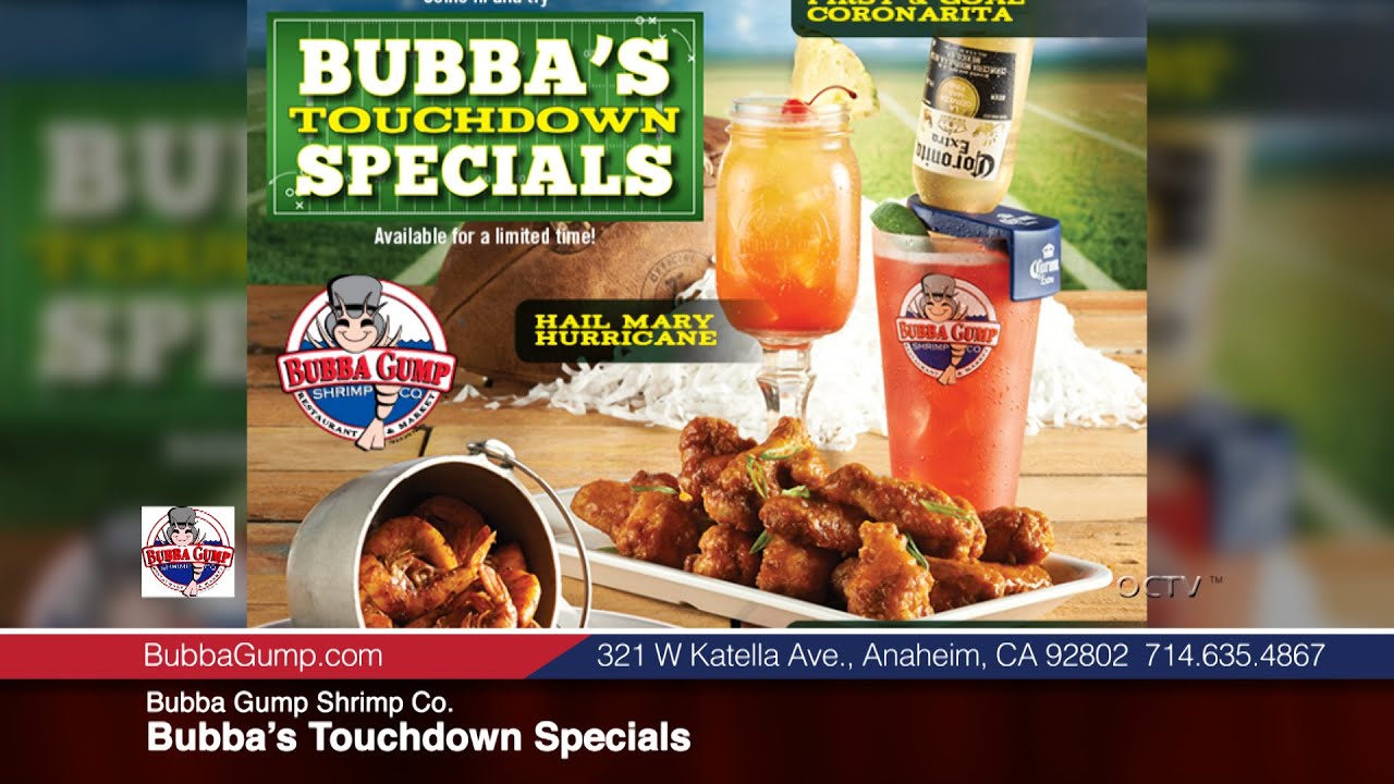 Bubba gump anaheim coupons