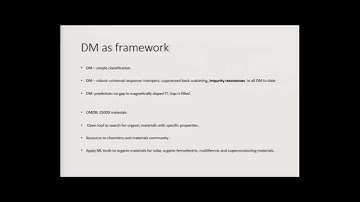 Alexander Balatsky: Dirac Materisls: Statistics and Outlooks