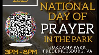 National Day of Prayer in the Park Live from Fredericksburg VA May 1 2025