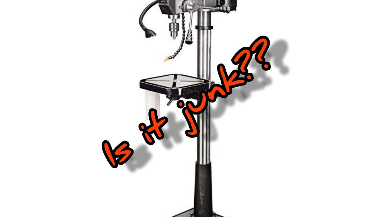 17" 16 speed drill press from harbor freight review YouTube