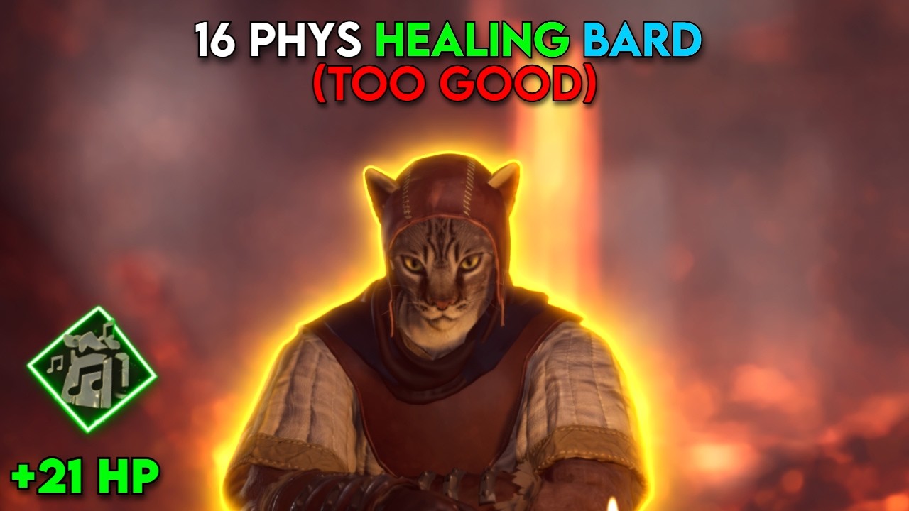 16 PHYS HEAL BARD IS INSANE - Dark and Darker Gameplay