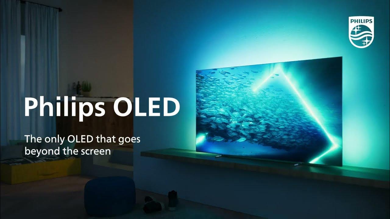 Oled Android Tv 65” Philips 4K con Ambilight — Philips
