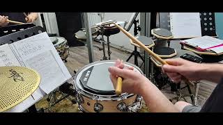16 , 8 notes accents and buzz roll, lesson 12
