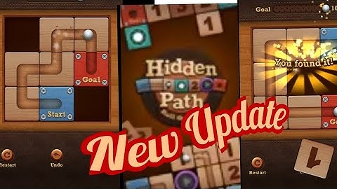 Roll the Ball:Hidden Path level 1 to 5 android gameplay