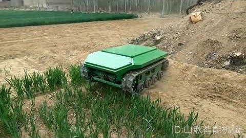 Robot chassis platform undercarriage with rubber track