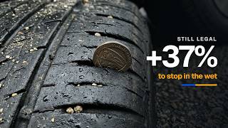 Your Tyres Are Legal. They're Also 37% Worse.