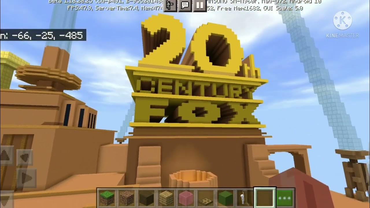 20th century fox minecraft logo - YouTube