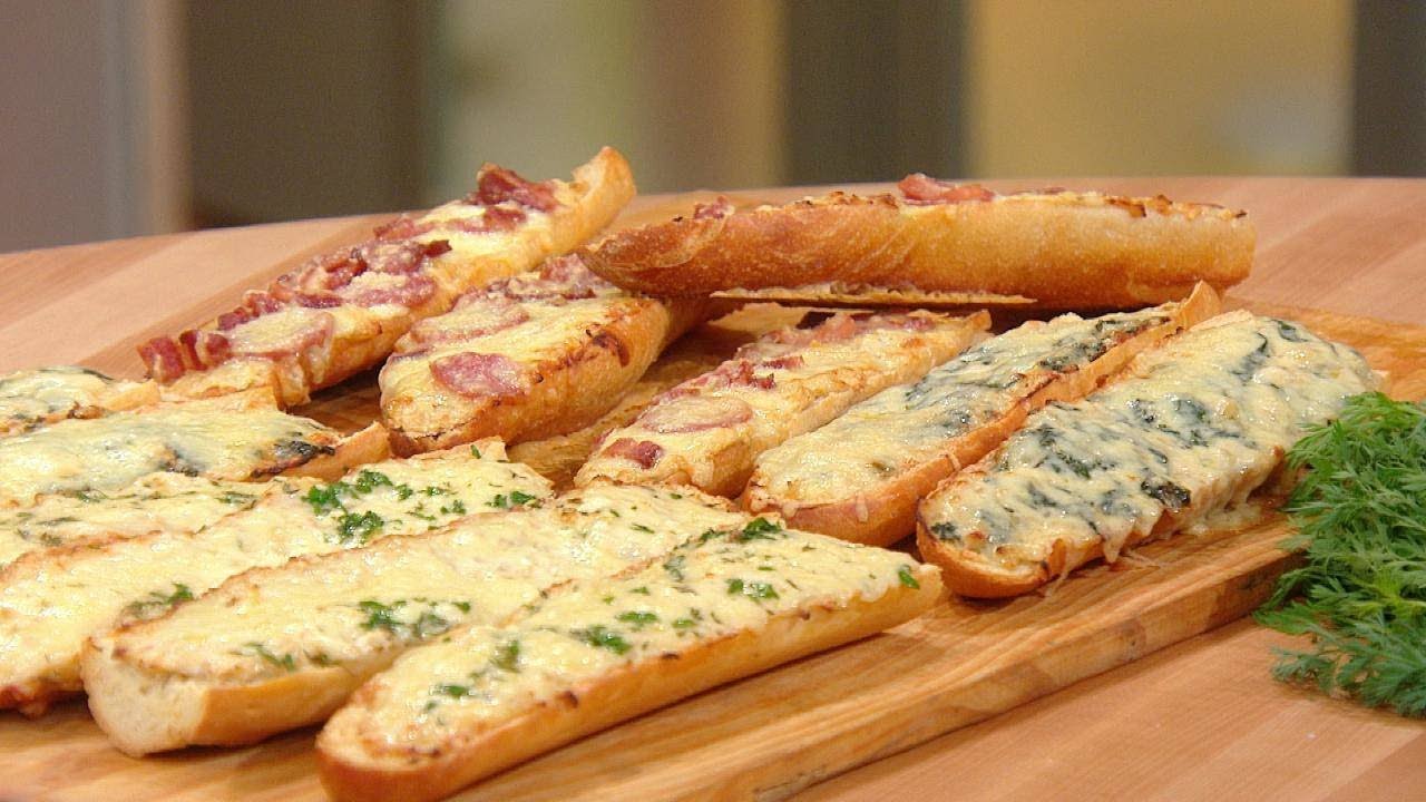 3 Ways to Make French Bread Pizza With French Onion Dip | Rachael Ray Show