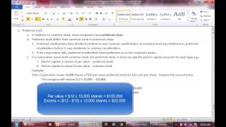 Chapter 11 Lecture Series - Part 2 - stock