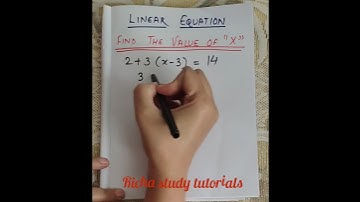 Linear equation. Find the value of X #maths #linearequations #viral #tricks #shorts
