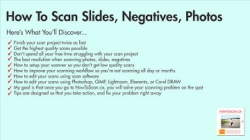 How To Scan Slide Negatives Photos Youtube