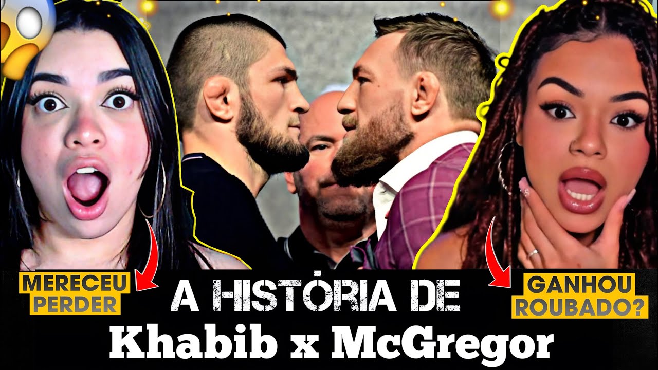 A História de Khabib x McGregor | Carlos Figueira MMA | [NAT e VIC MV REACT]