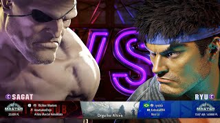 Street Fighter 6 - Richter Masters (Sagat) vs ryuraiz (Ryu)