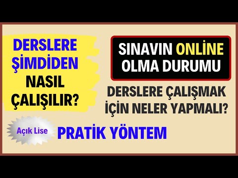 Video: Açık Alanda Nasıl çalışılır