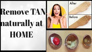 Remove TANNING in 10 days NATURALLY | Remove TAN and get GLOWING SKIN | Get rid of TAN