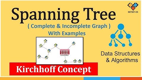 Spanning Tree & Kirchhoff Theorem | Graph Theory