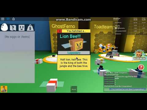 Roblox Bee Swarm Simulator Srsly Another Legendary Lion Bee - roblox bee swarm simulator lion bee