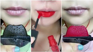 Video clips of a Korean girl who mastered all kinds of lipstick 👄💄